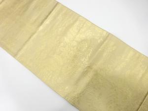 アンティーク　向かい鳥に草花模様織り出し袋帯（材料）